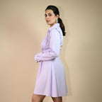 Lavender Shirt Dress