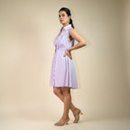Lavender Shirt Dress