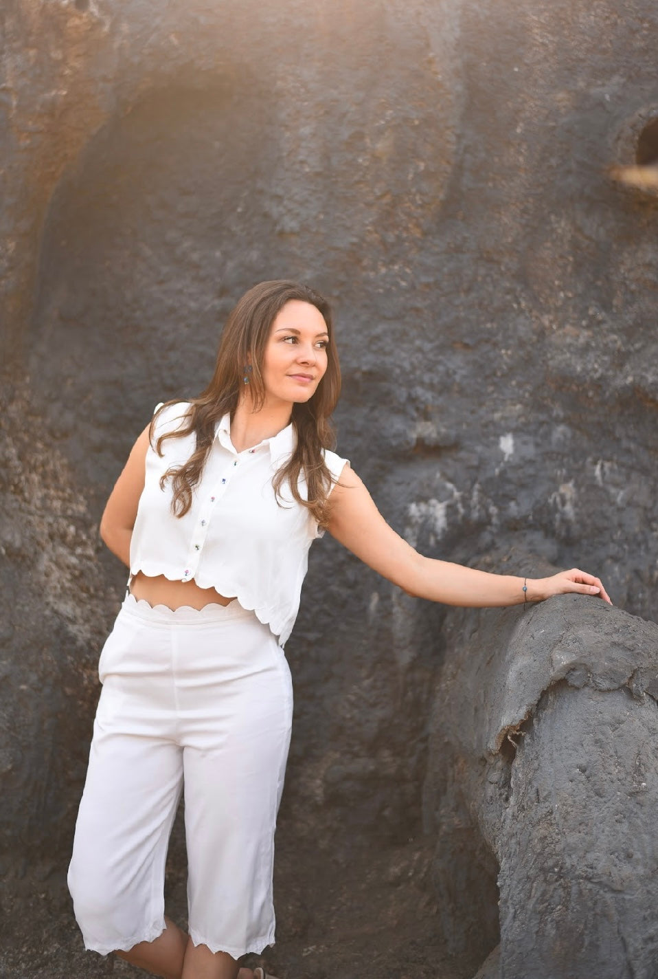 Mira Modular White Co-ord Set