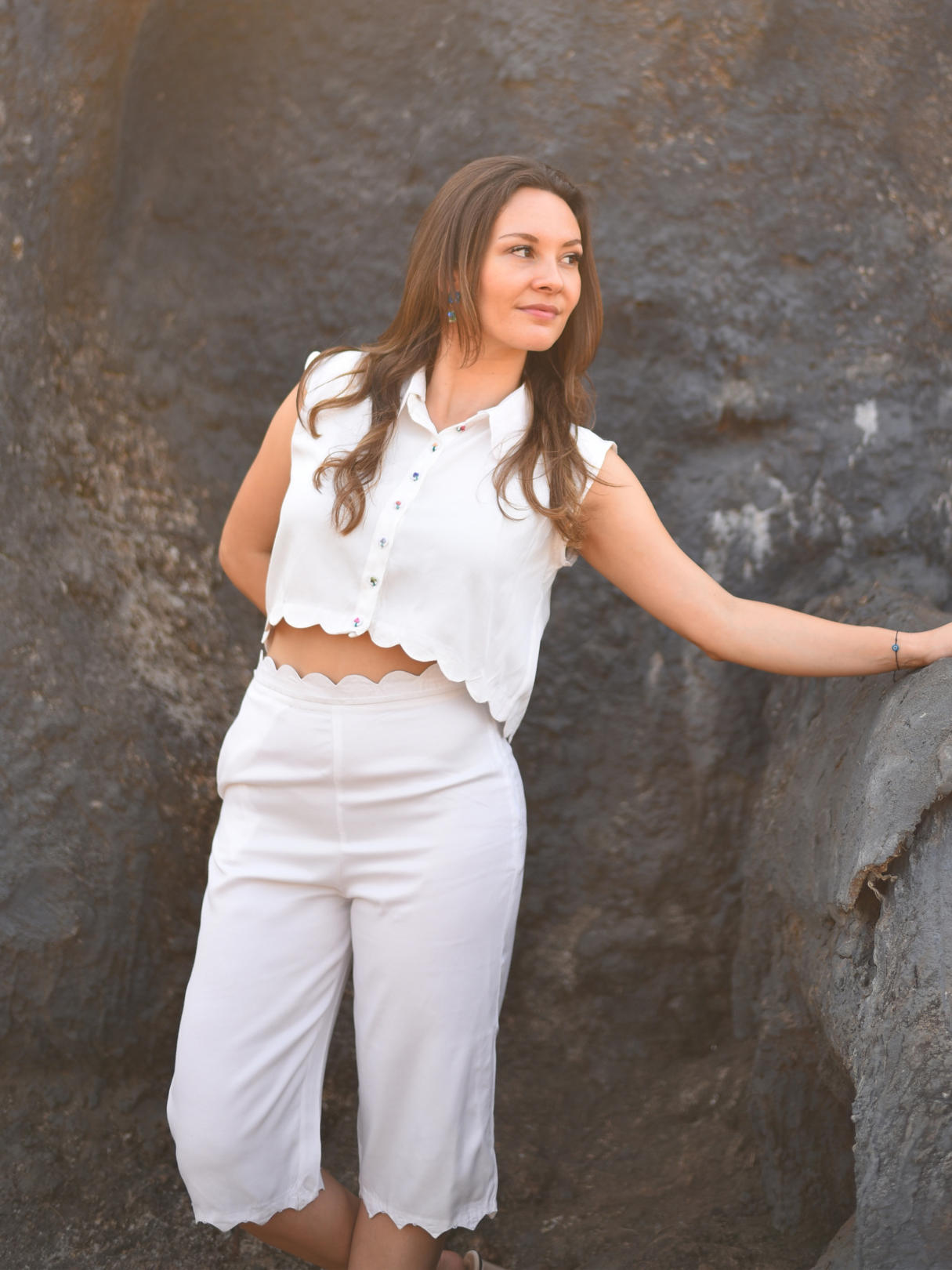 Mira Modular White Co-ord Set